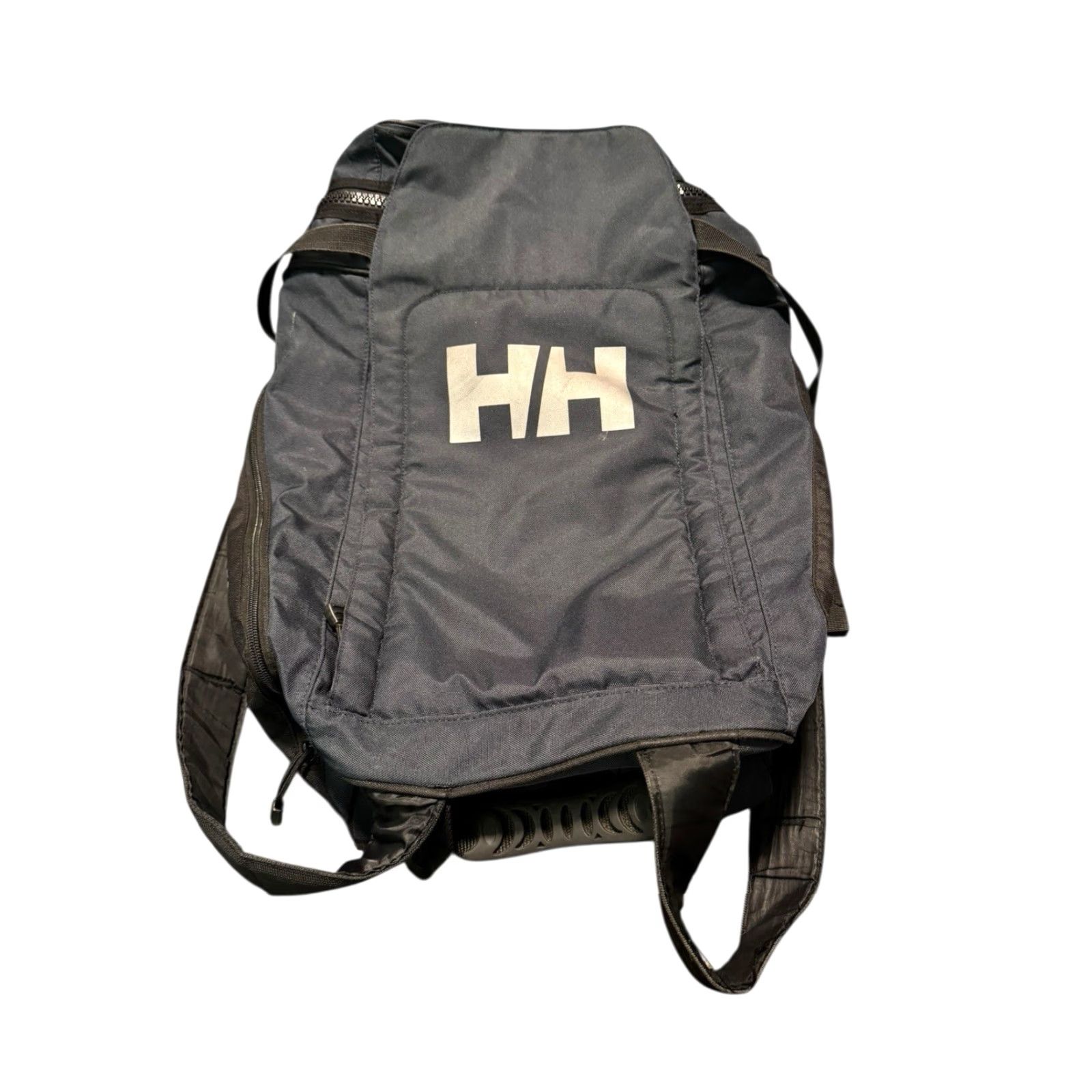 Helly Hansen VINTAGE Helly Hansen Duffel Bag 2 30L Convertible Backpack Navy Blue/BLK Travel Gym Used Size ONE SIZE - 4 Thumbnail