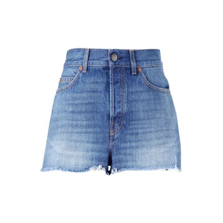 Gucci Gucci x Donald Duck Blue Denim Shorts-2507 Size 25" / US 0 / IT 36 - 8 Thumbnail