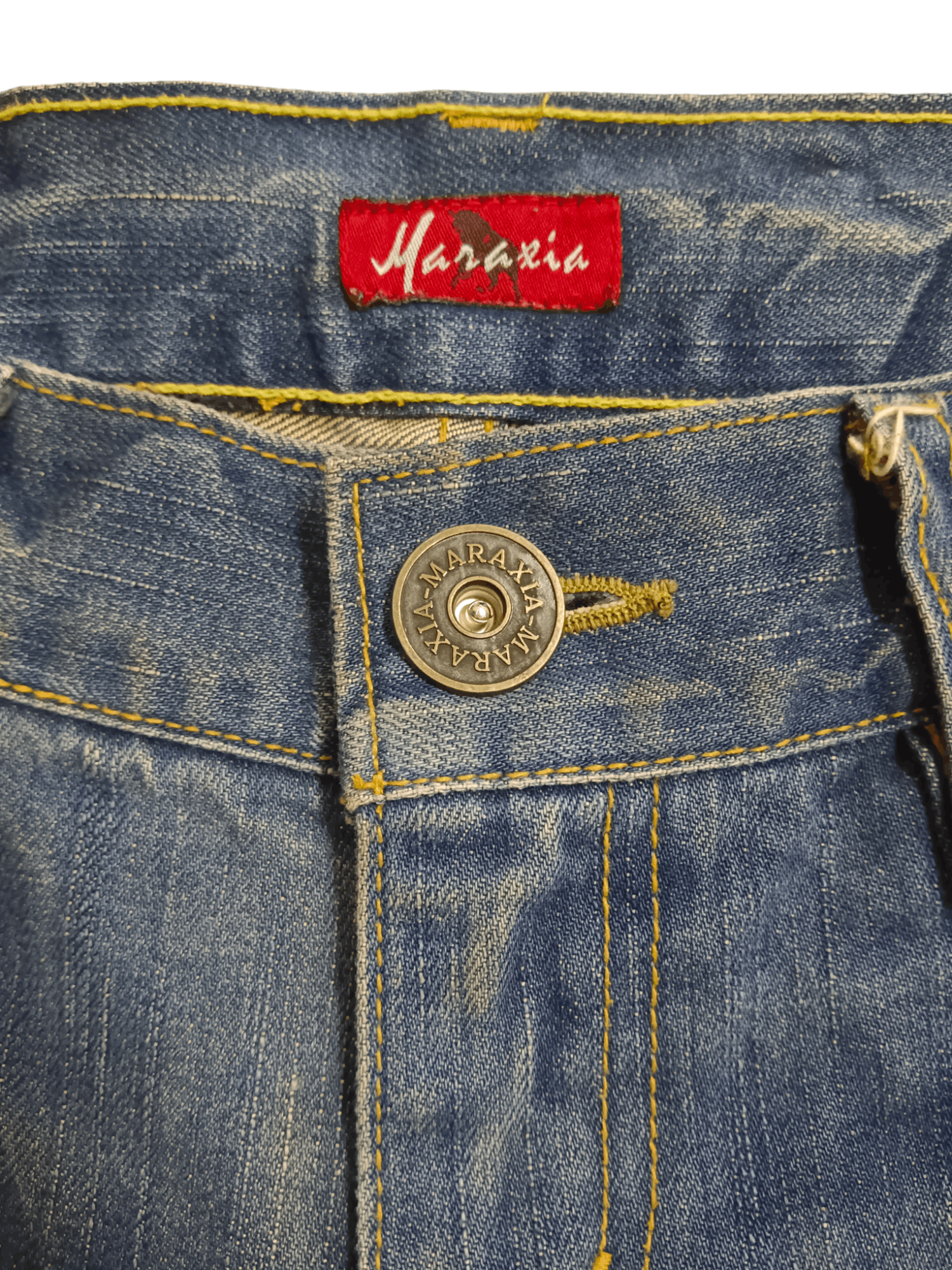 Japanese Brand 💥MARAXIA💥 Mudmax Super Flare Denim Size US 32 / EU 48 - 11 Thumbnail