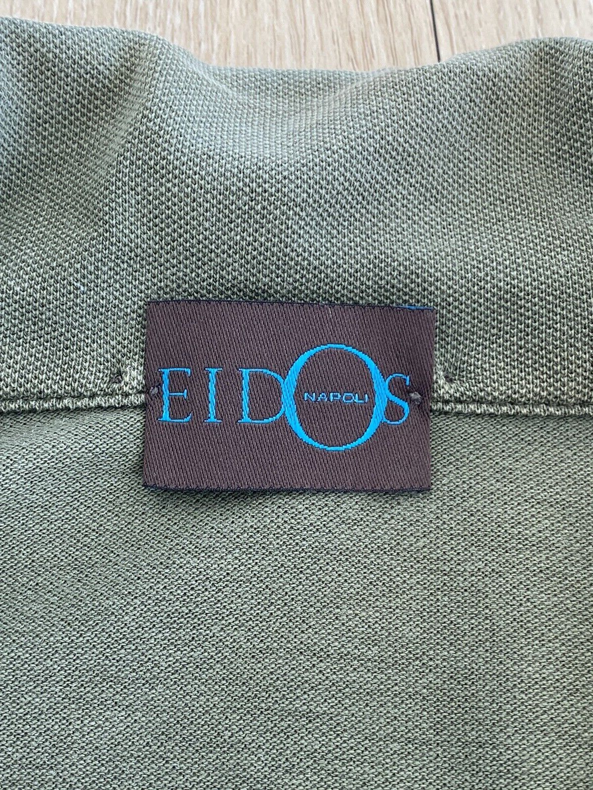 Eidos Napoli Lupo L/S Polo Shirt - Sage Green Size US L / EU 52-54 / 3 - 4 Thumbnail