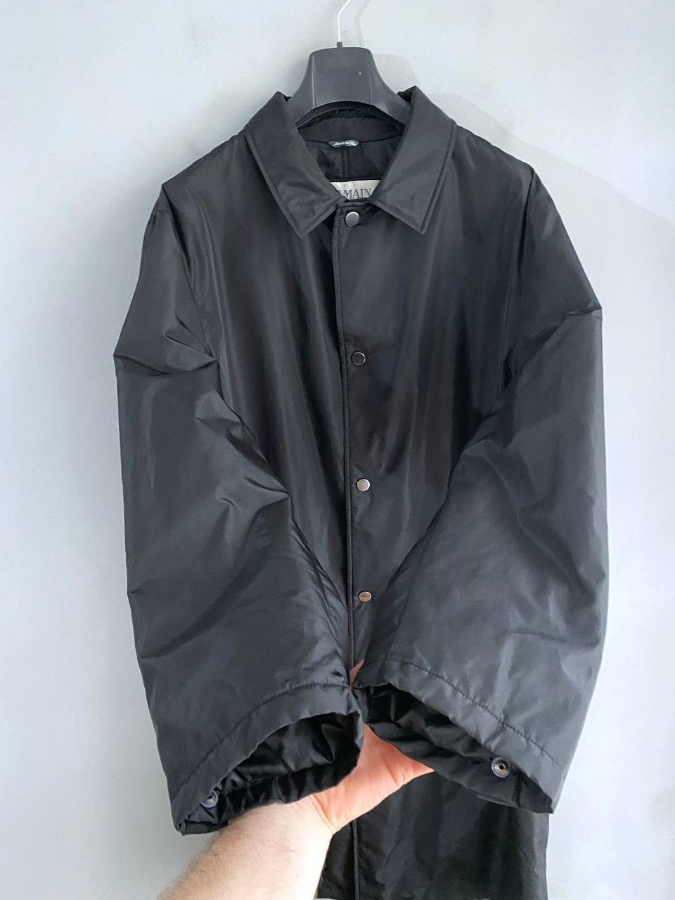 Balmain Balmain Men's Quilted Insulated Trench Coat, Size 54/XL-XXL Size US XXL / EU 58 / 5 - 7 Thumbnail
