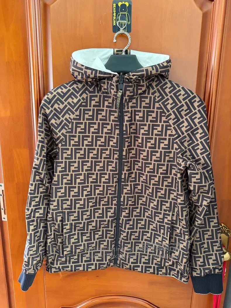 Fendi Two-Way Wearable Monogram FF Jacket