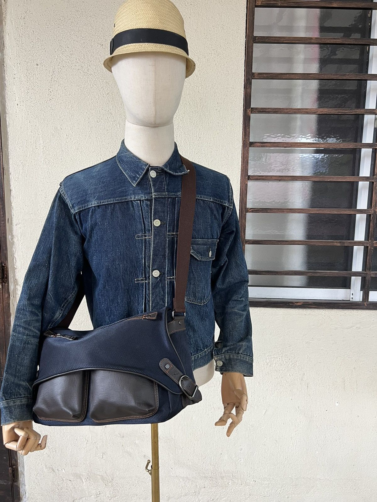 Japanese Brand Lin-ku Japan Hybrid Messenger Bag Size ONE SIZE - 9 Thumbnail