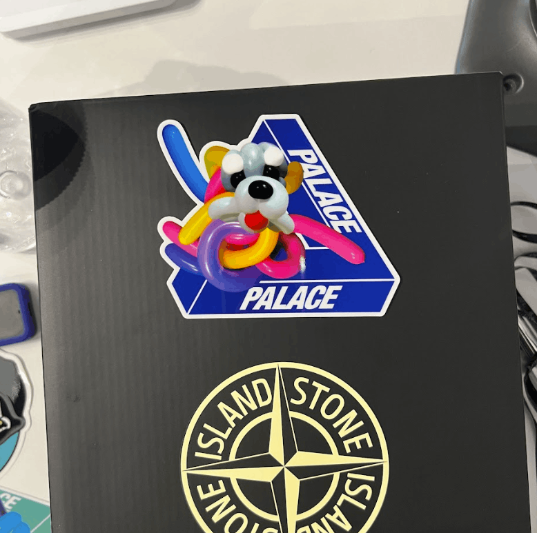 Palace Palace Tri-Twister Sticker 3 Size ONE SIZE - 2 Thumbnail