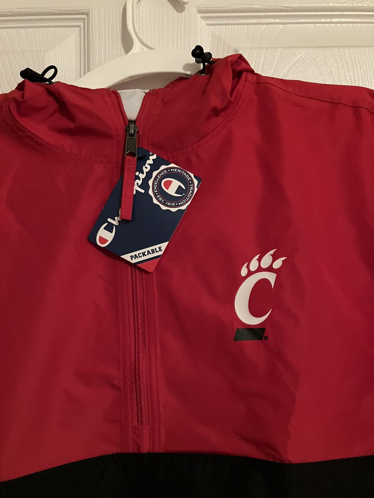 Champion New Champion Cincinnati Bearcats Packable Jacket M Half Zip Size US M / EU 48-50 / 2 - 2 Thumbnail