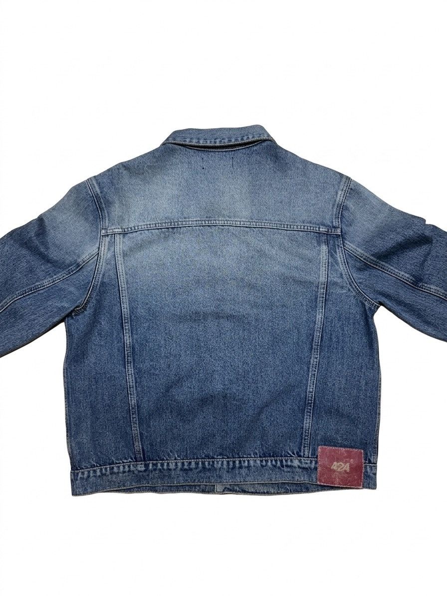 424 424 indigo denim trucker jacket Size US M / EU 48-50 / 2 - 2 Thumbnail