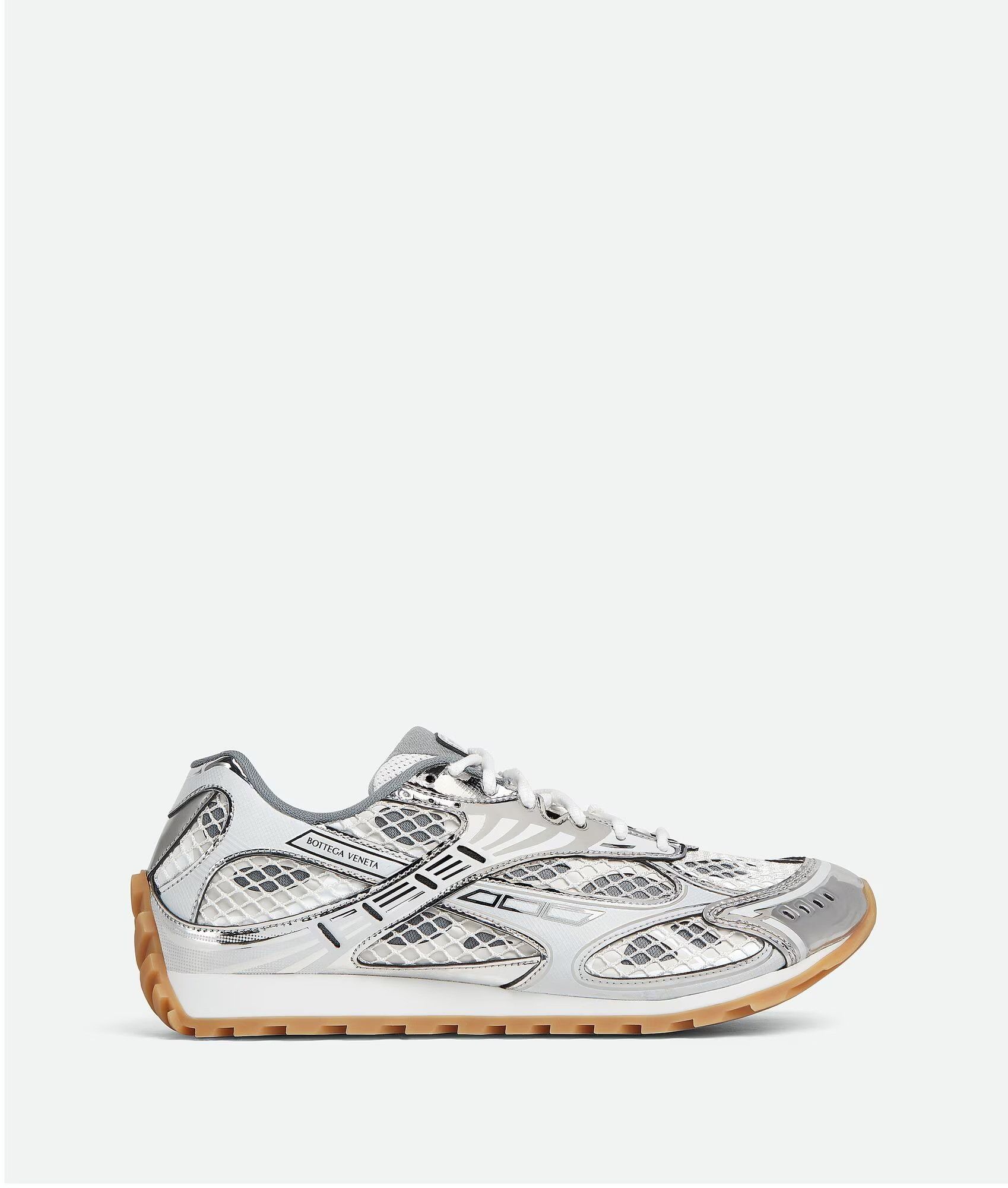 Bottega Veneta Orbit Sneakers It 41 Men - Usa Duties Paid in Silver, Men's (Size 8)