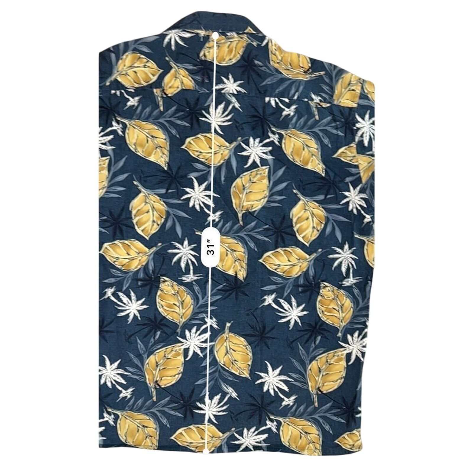 Pierre Cardin Pierre Cardin Palm Trees Tropical Hawaiian Shirt XL Cruise Size US XL / EU 56 / 4 - 5 Thumbnail