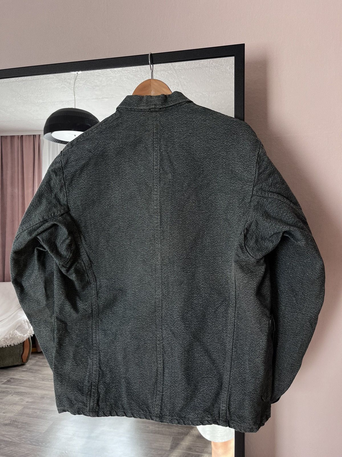 Vintage Vintage FISCHER PECHEUR Workwear Mens Jacket Grey 90s L Size US L / EU 52-54 / 3 - 2 Thumbnail