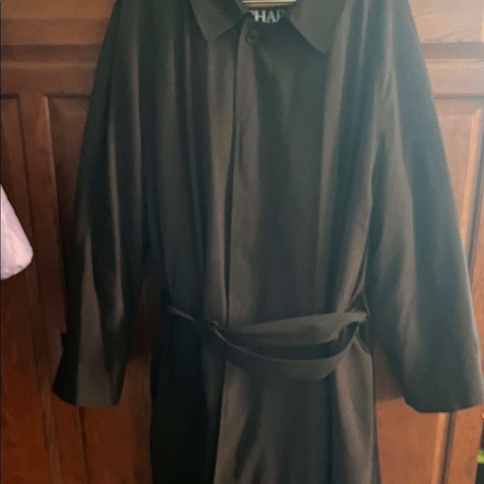 Chaps Chaps Men's Trench Coat Black 50R Weatherproof remove lining Size US XXL / EU 58 / 5 - 4 Thumbnail
