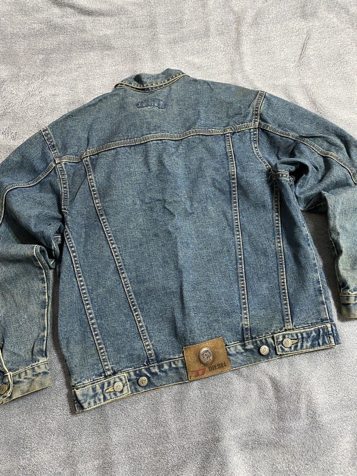 Diesel Vintage Diesel industry denim jacket japanese style Y2k Size US M / EU 48-50 / 2 - 15 Thumbnail