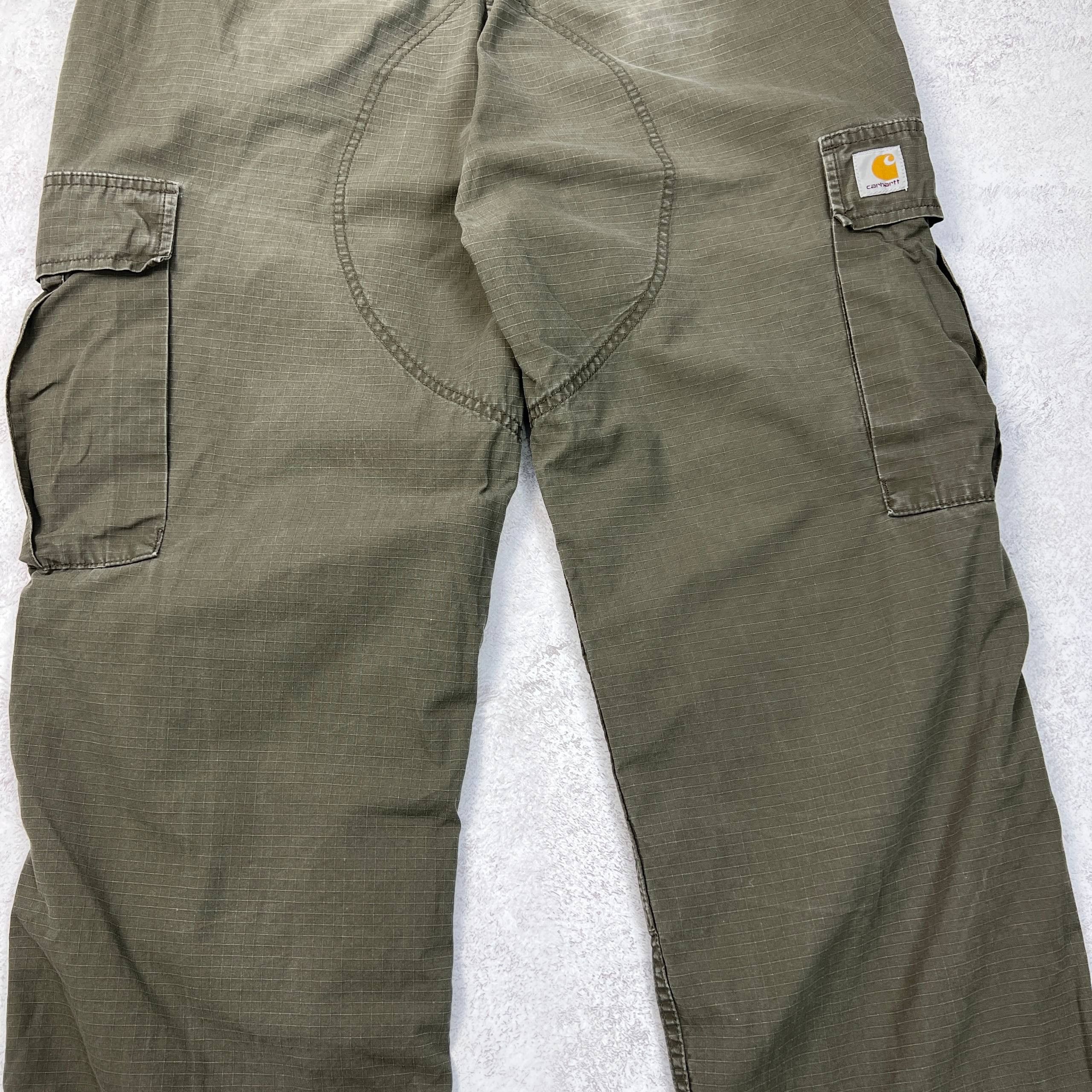 Carhartt Wip Carhartt WIP Regular Cargo Pants Ripstop Olive Green Men's Size US 40 / EU 56 - 9 Thumbnail