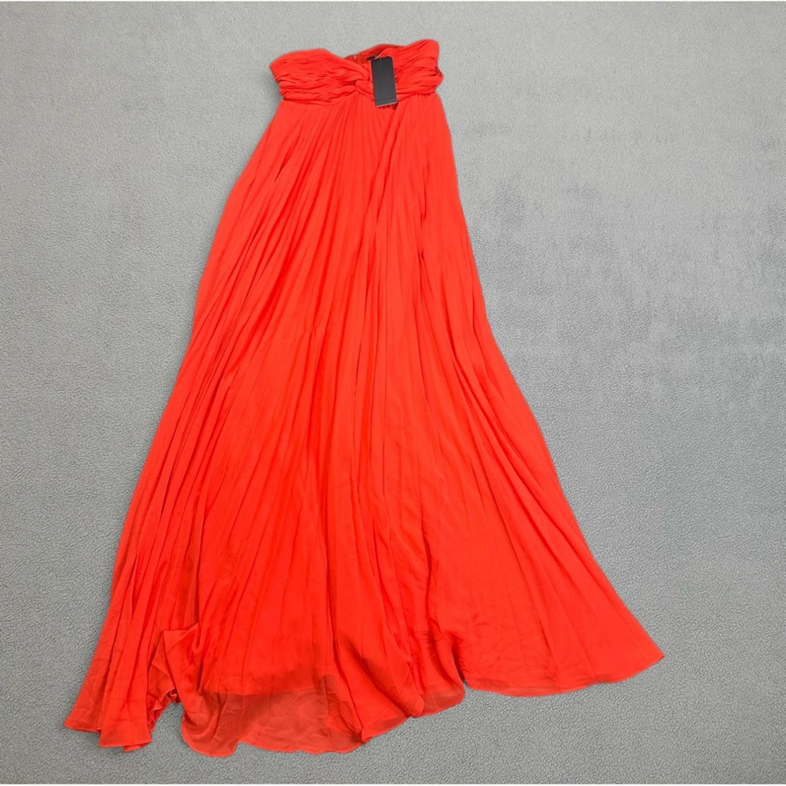 Georges Marciano Marciano Scarlett Pleated Strapless Maxi Dress 0 Mandarin Size XS / US 0-2 / IT 36-38 - 1 Thumbnail
