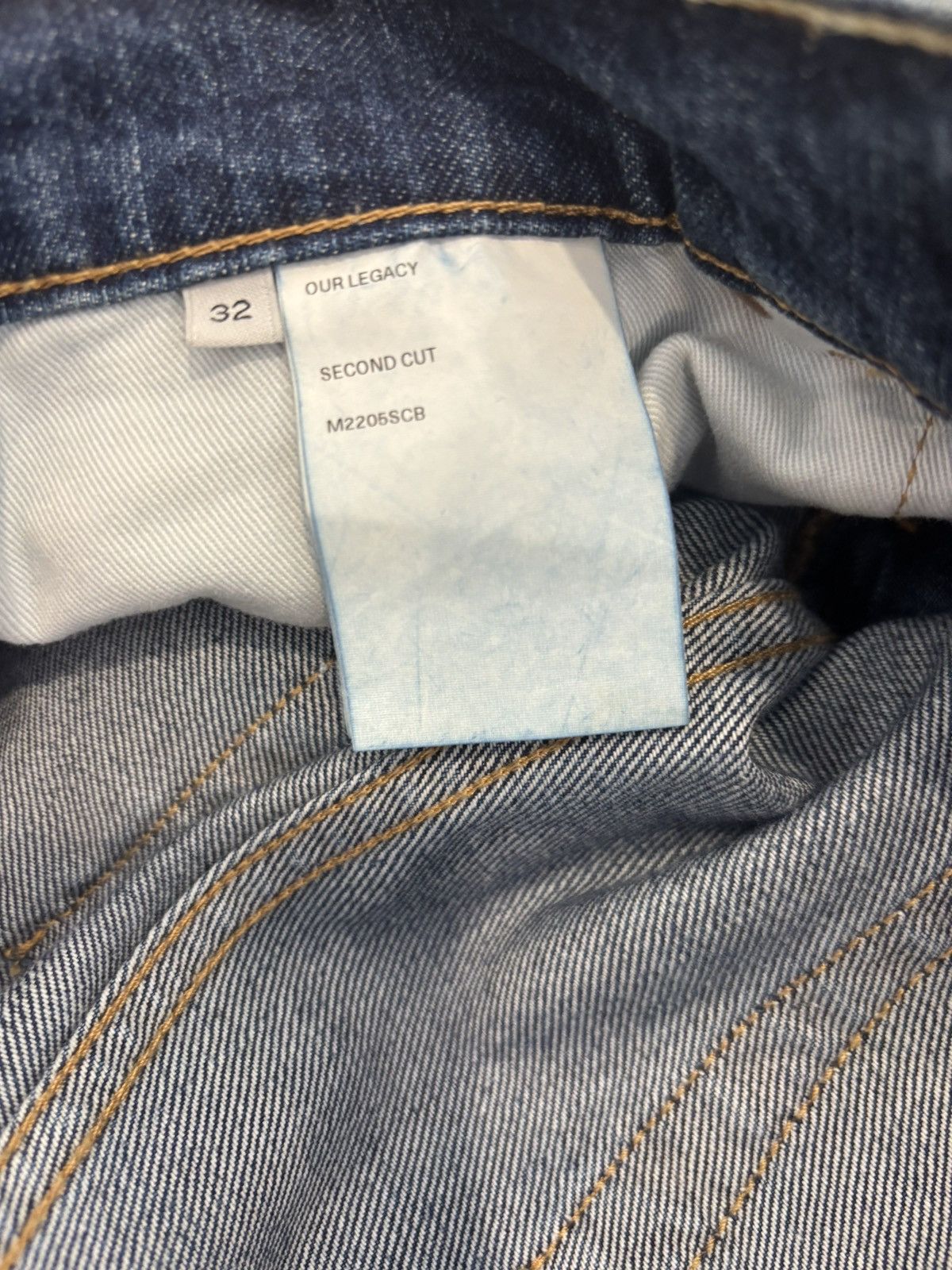 Our Legacy Blue second cut denim Size US 32 / EU 48 - 7 Thumbnail