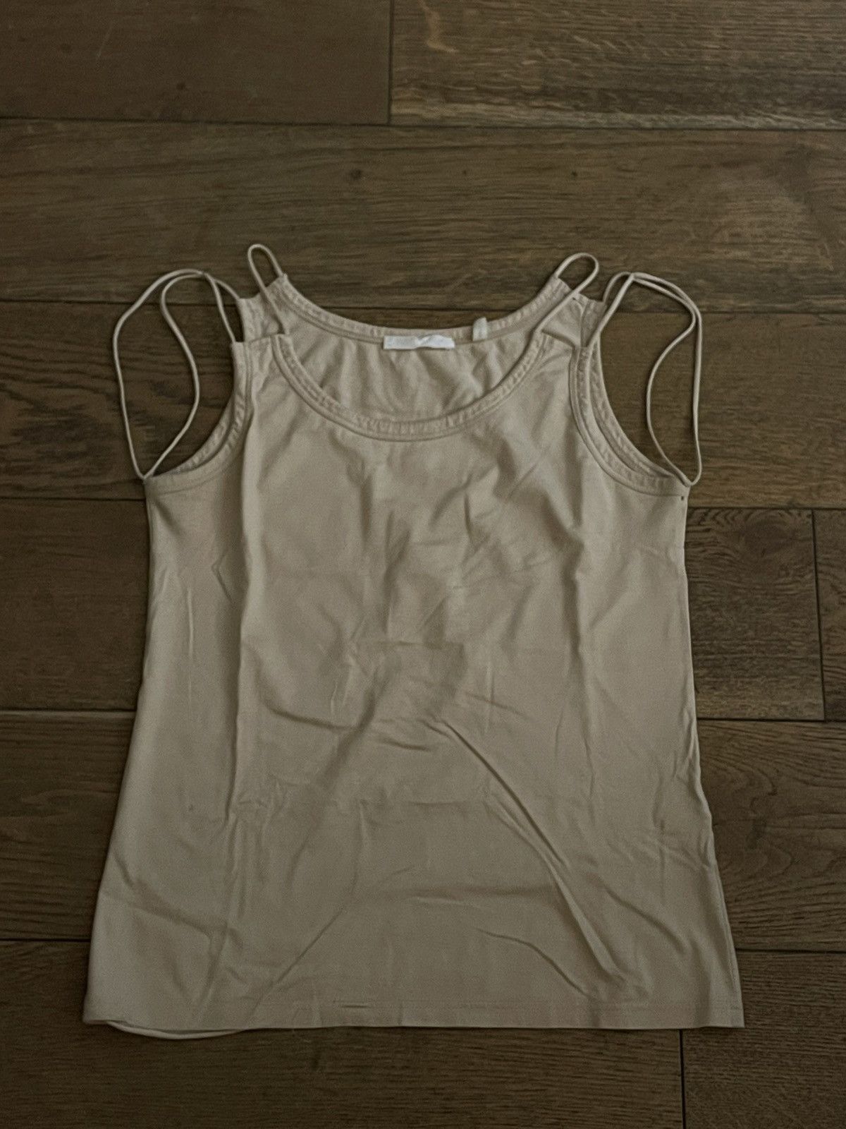 Helmut Lang SS2001 string strap tank top