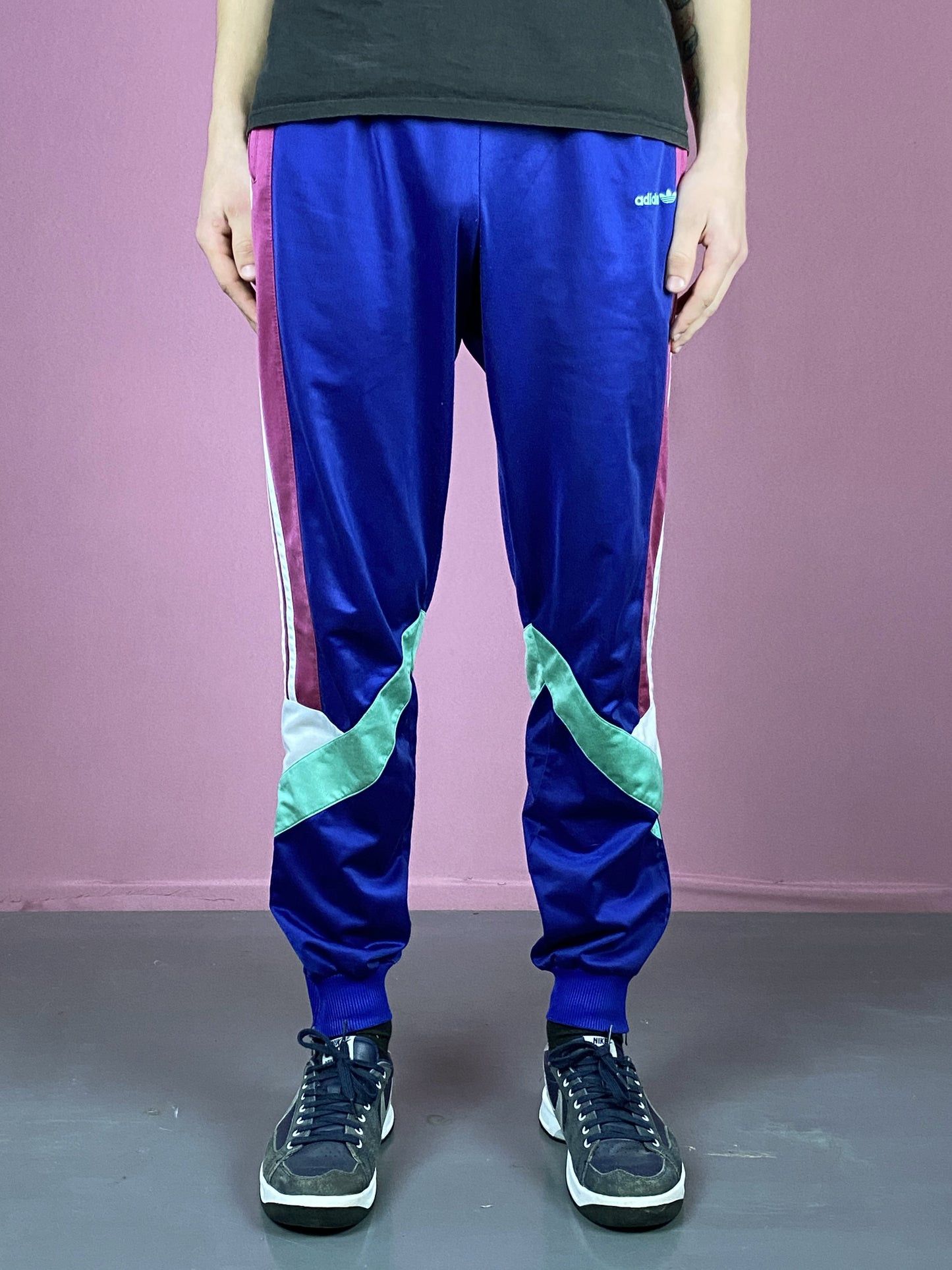 Adidas × Vintage 90s Adidas Vintage Men's Tracksuit Pants - L Size US 34 / EU 50 - 2 Thumbnail