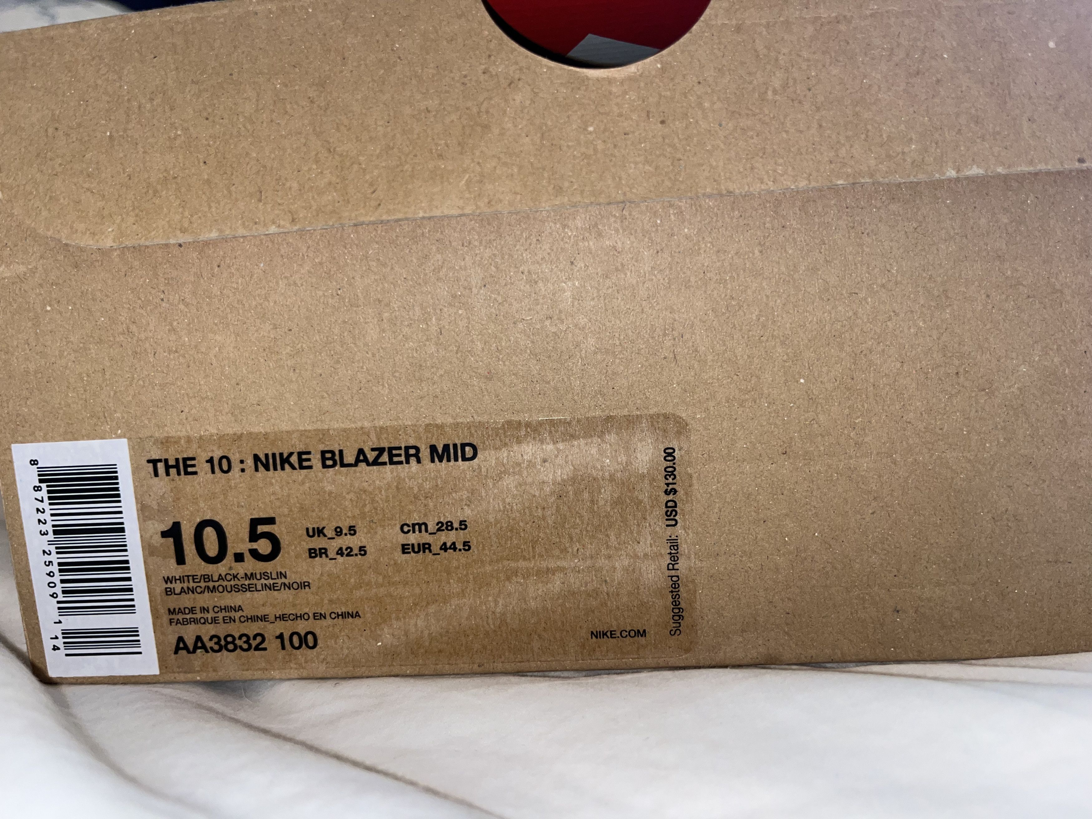 Nike × Off-White Off-White Nike Blazer High OG “The Ten” Size US 10.5 / EU 43-44 - 12 Thumbnail