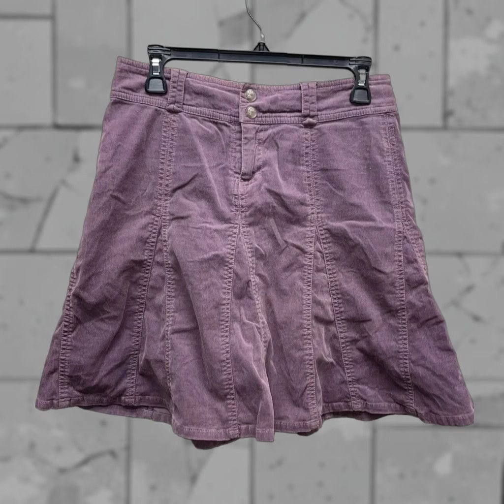 Athleta Athleta Velvet Skirt Purple Womens Size 4 Knee Length Skirt Regular Women Size 27" / US 4 / IT 40 - 1 Thumbnail