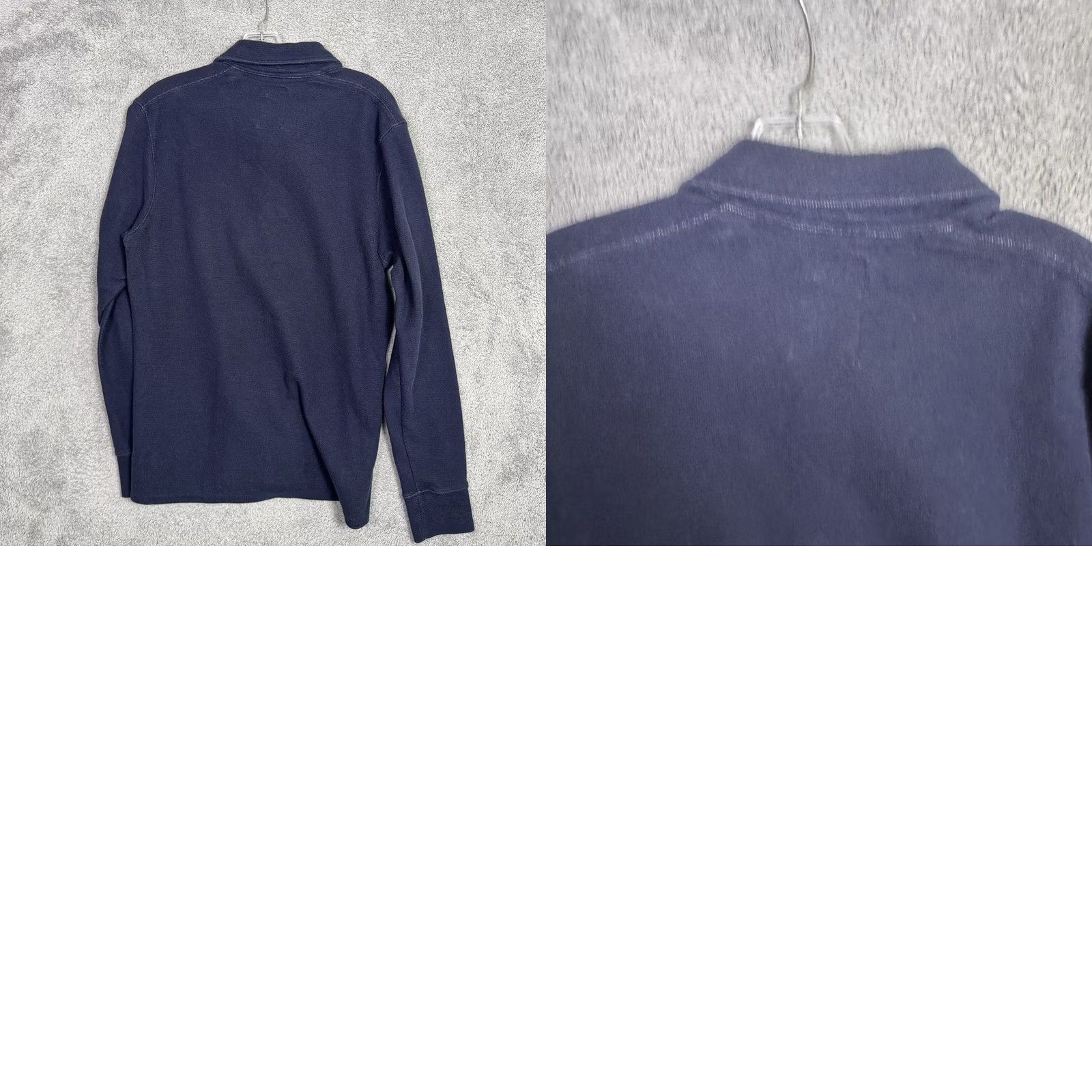 Relwen Relwen Blue Mens Polo Henley Knit Sweater - Huckberry Size US M / EU 48-50 / 2 - 8 Thumbnail