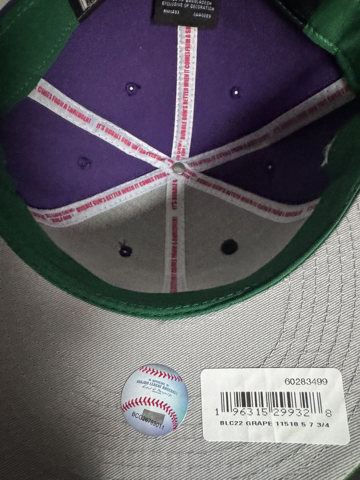 MLB × New Era MLB New Era Exclusive Chicago Cubs Grape Big League Chew Size ONE SIZE - 5 Thumbnail
