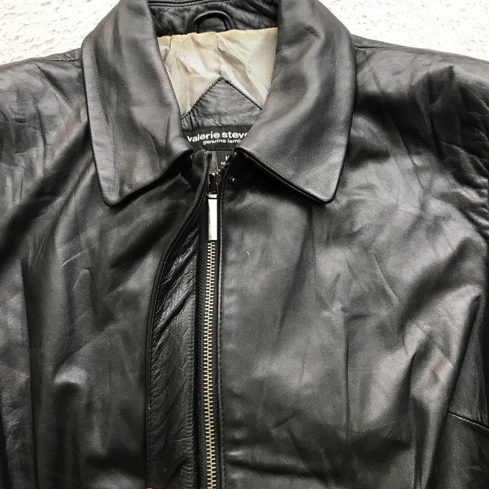 Other Valerie Stevens Genuine Lamb Leather Jacket Women M Black Size M / US 6-8 / IT 42-44 - 8 Thumbnail