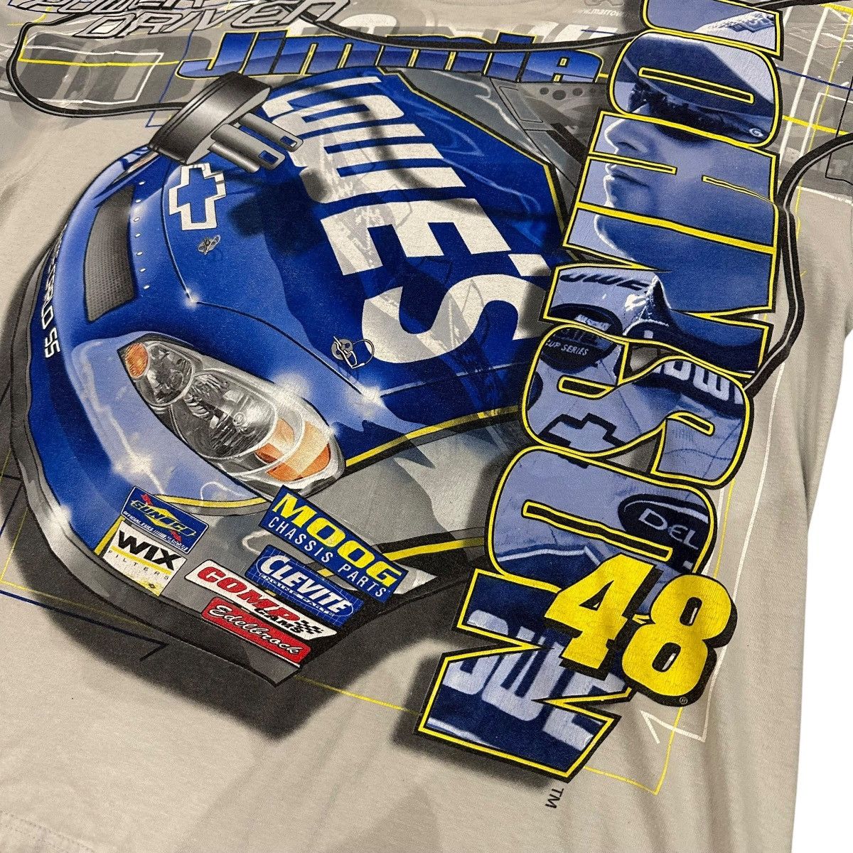Chase Authentics Chase Authentic Jimmie Johnson 2006 Nascar graphic tshirt Size US XL / EU 56 / 4 - 5 Thumbnail