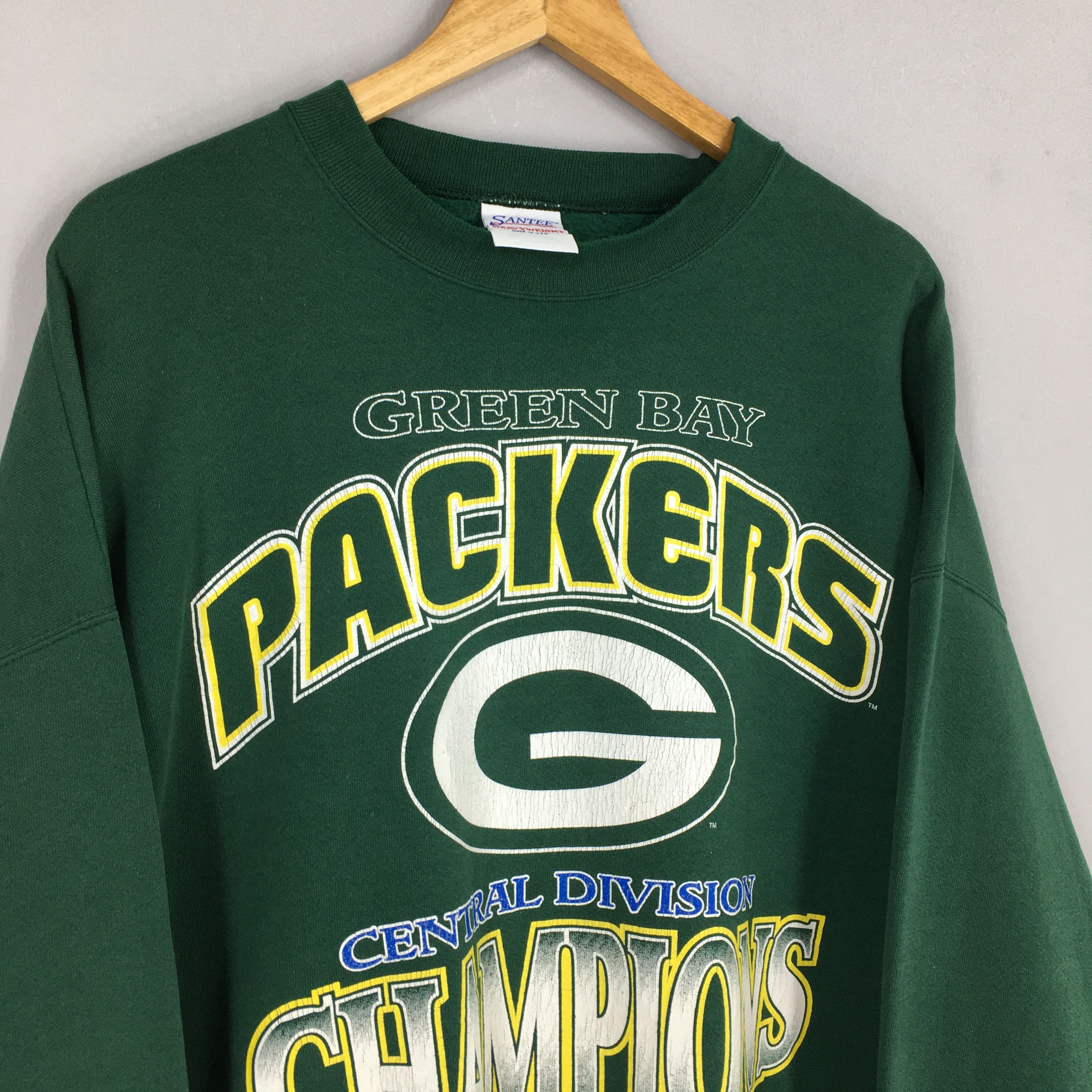 NFL Vintage 90s Green Bay Packers Football Sweatshirt Oversized Size US XXL / EU 58 / 5 - 3 Thumbnail