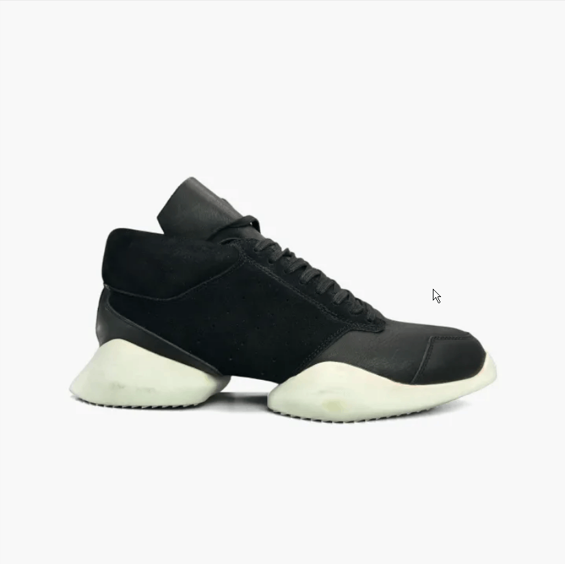 Adidas × Rick Owens Rick Owens x adidas Runner Black Men's 43 Size US 10.5 / EU 43-44 - 10 Thumbnail