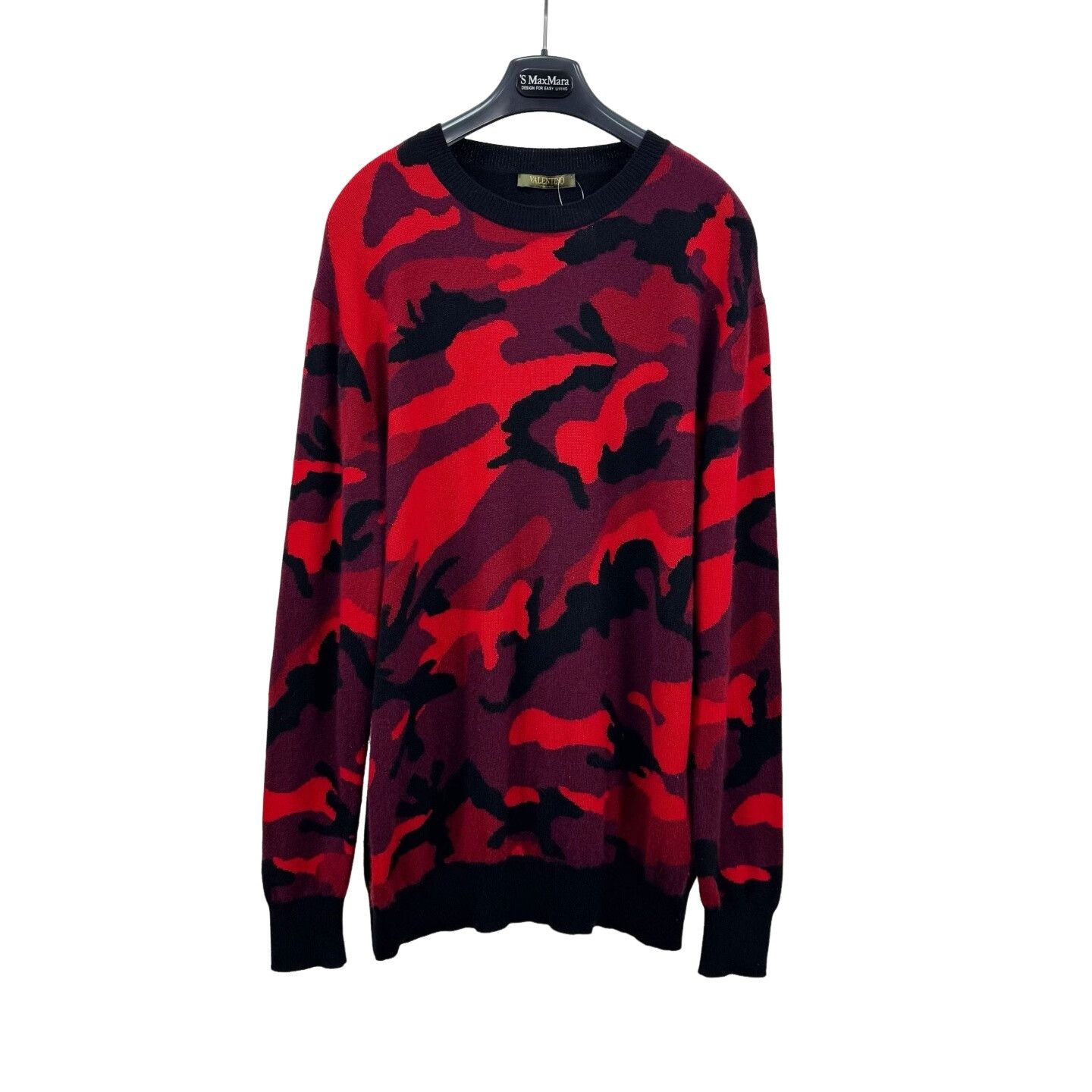 Valentino Valentino Camo Wool Crewneck Sweater XXL Size US XXL / EU 58 / 5 - 1 Thumbnail