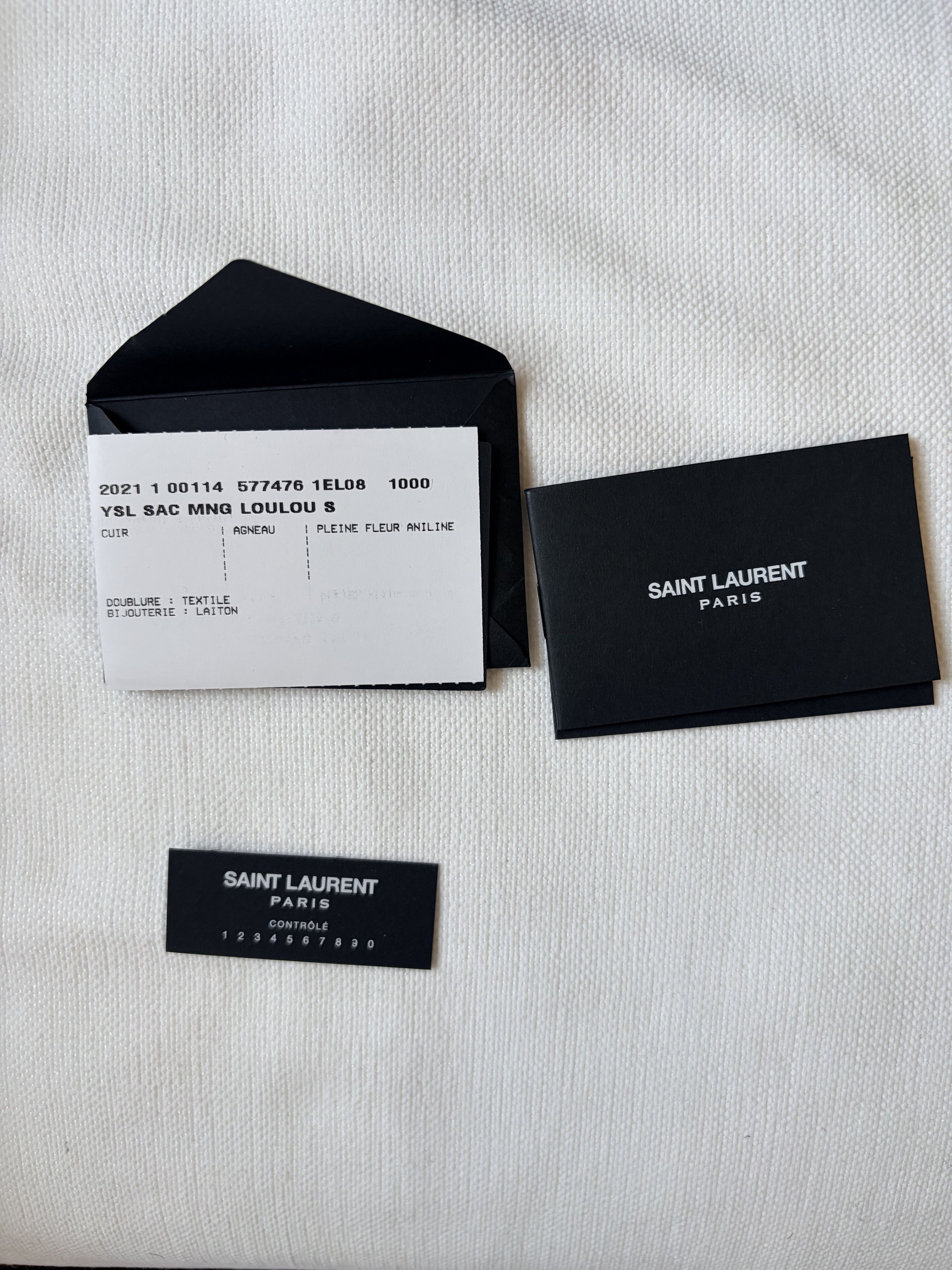 Saint Laurent Paris Saint Laurent (NEW) Loulou Medium Black Quilted Lambskin Bag Size ONE SIZE - 9 Thumbnail