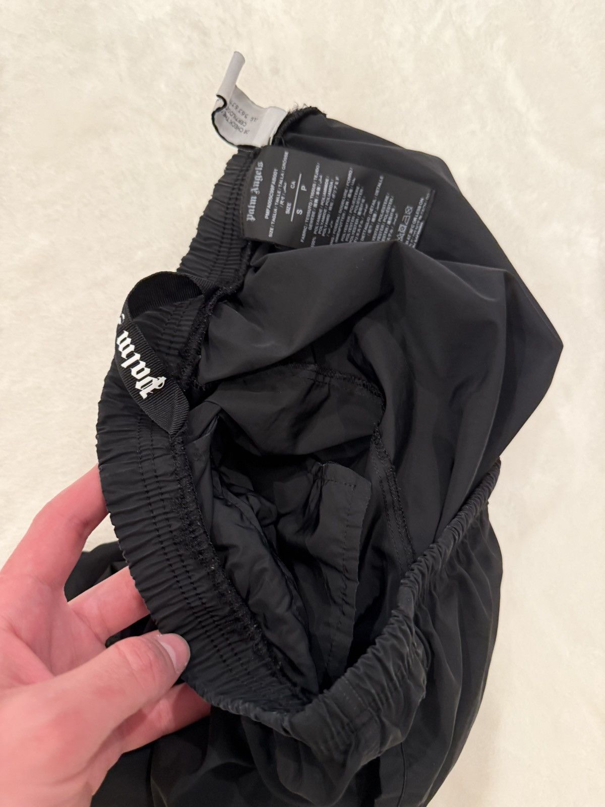 Palm Angels Palm Angels Curved Logo Swim Shorts (S) Size US 30 / EU 46 - 11 Thumbnail