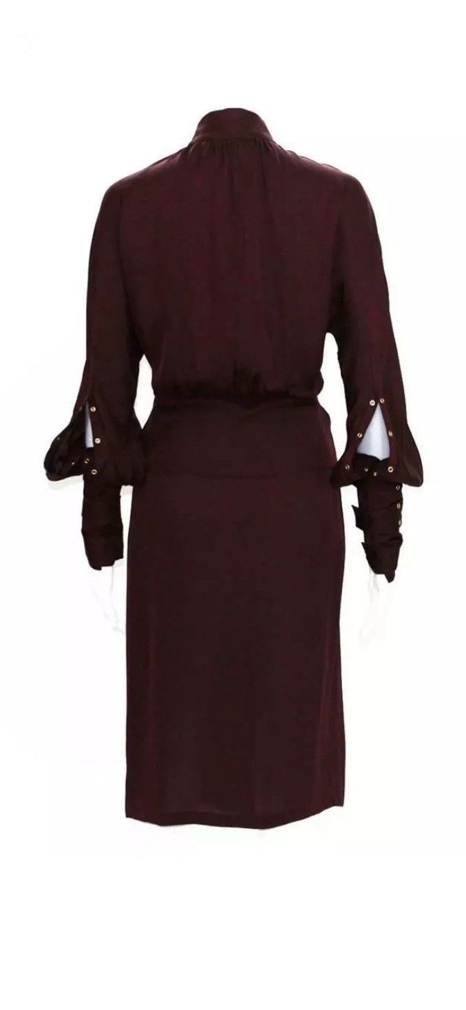 Gucci Tom Ford for GUCCI 2003 Collection RARE Silk Dress Size S / US 4 / IT 40 - 3 Thumbnail