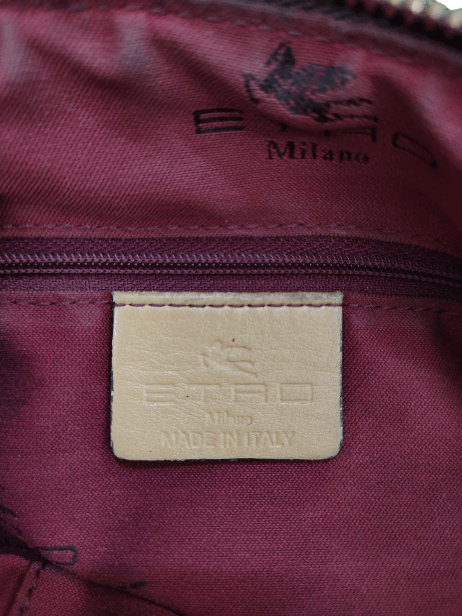 Etro Vintage 90s Etro Milano Italy Paisley Sling Bag Size ONE SIZE - 19 Thumbnail