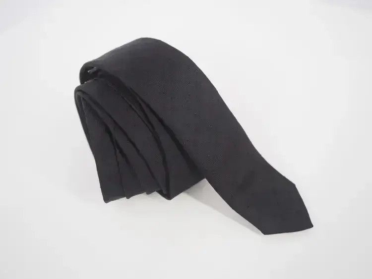 Other Saint Laurent Paris Skinny Woven Silk Tie-2507 Size ONE SIZE - 2 Thumbnail