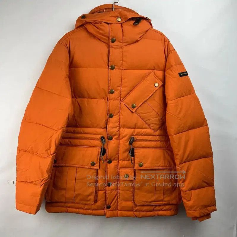 Burberry Burberry Orange Cotton Men's Puffer Jacket. Size US XL / EU 56 / 4 - 1 Thumbnail