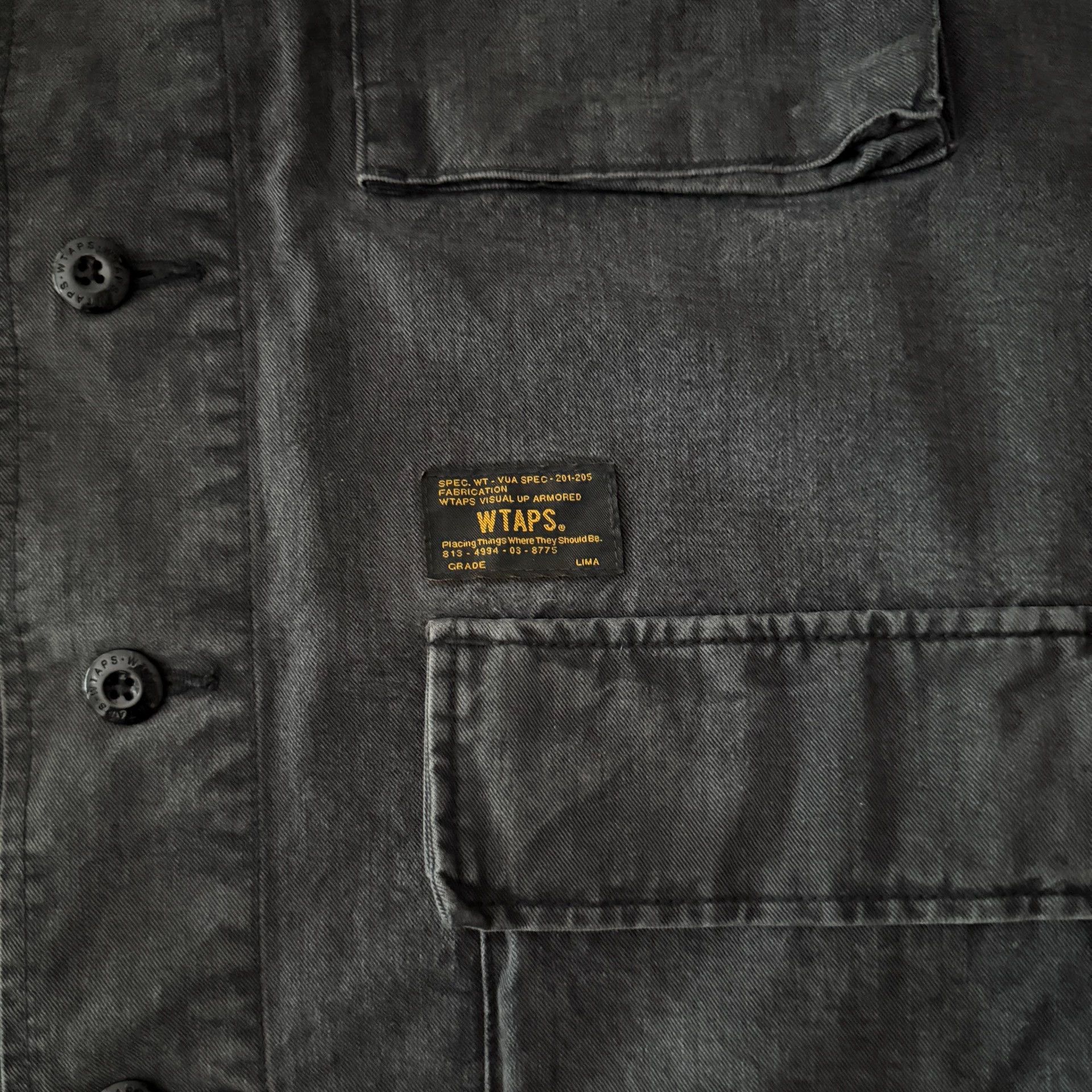 Wtaps WTAPS 17SS Jungle 4-Pocket Jacket Black L Size US L / EU 52-54 / 3 - 7 Thumbnail