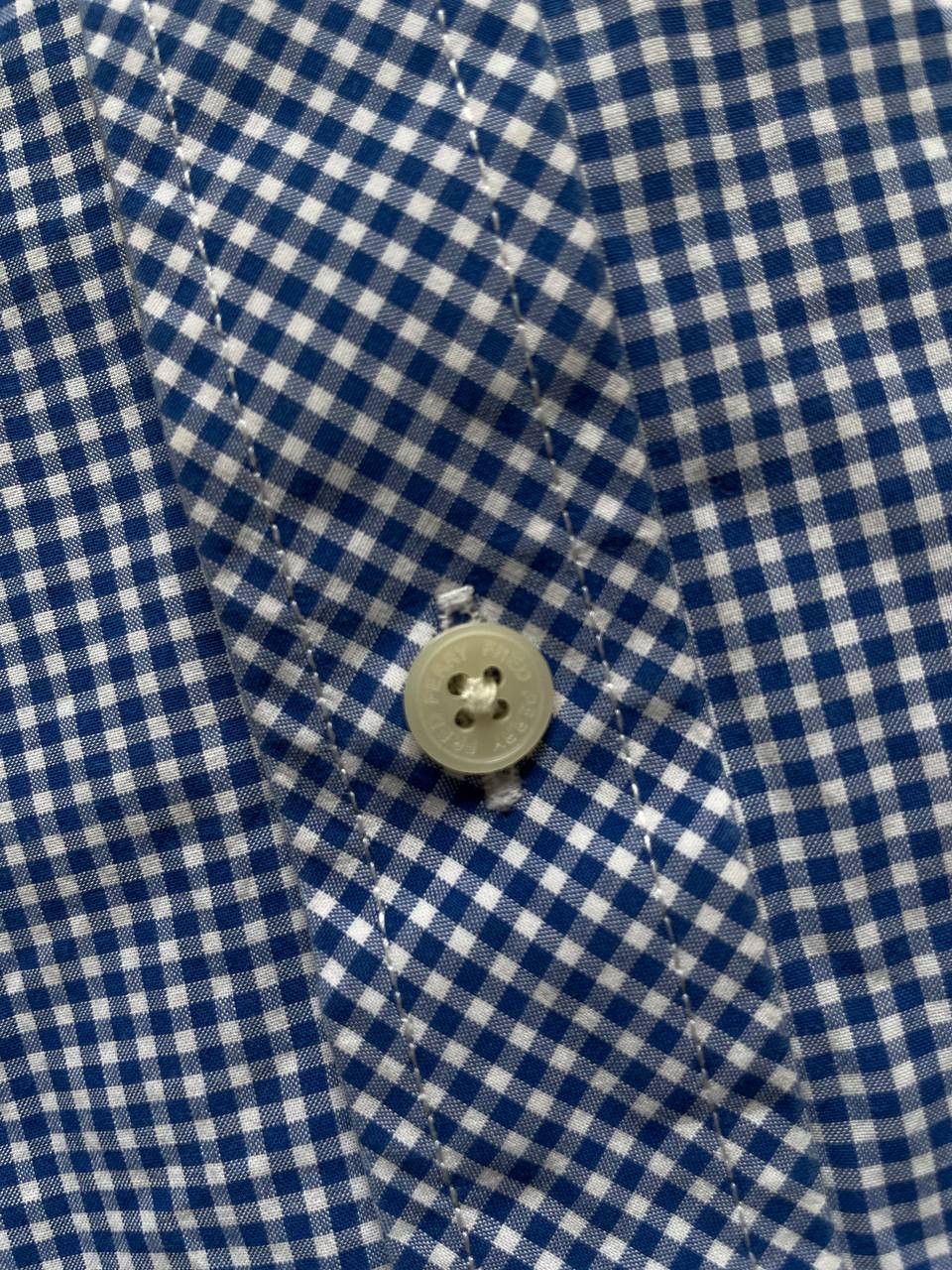 Fred Perry Fred Perry long sleeve, cotton Checked shirt - Blue/White Size US M / EU 48-50 / 2 - 8 Thumbnail