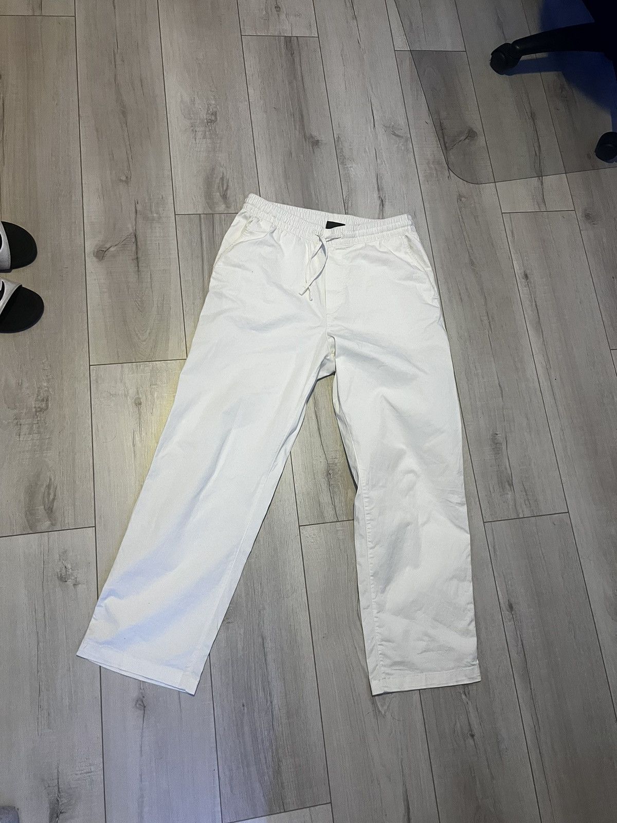 H&M White pants Size US 32 / EU 48 - 1 Thumbnail