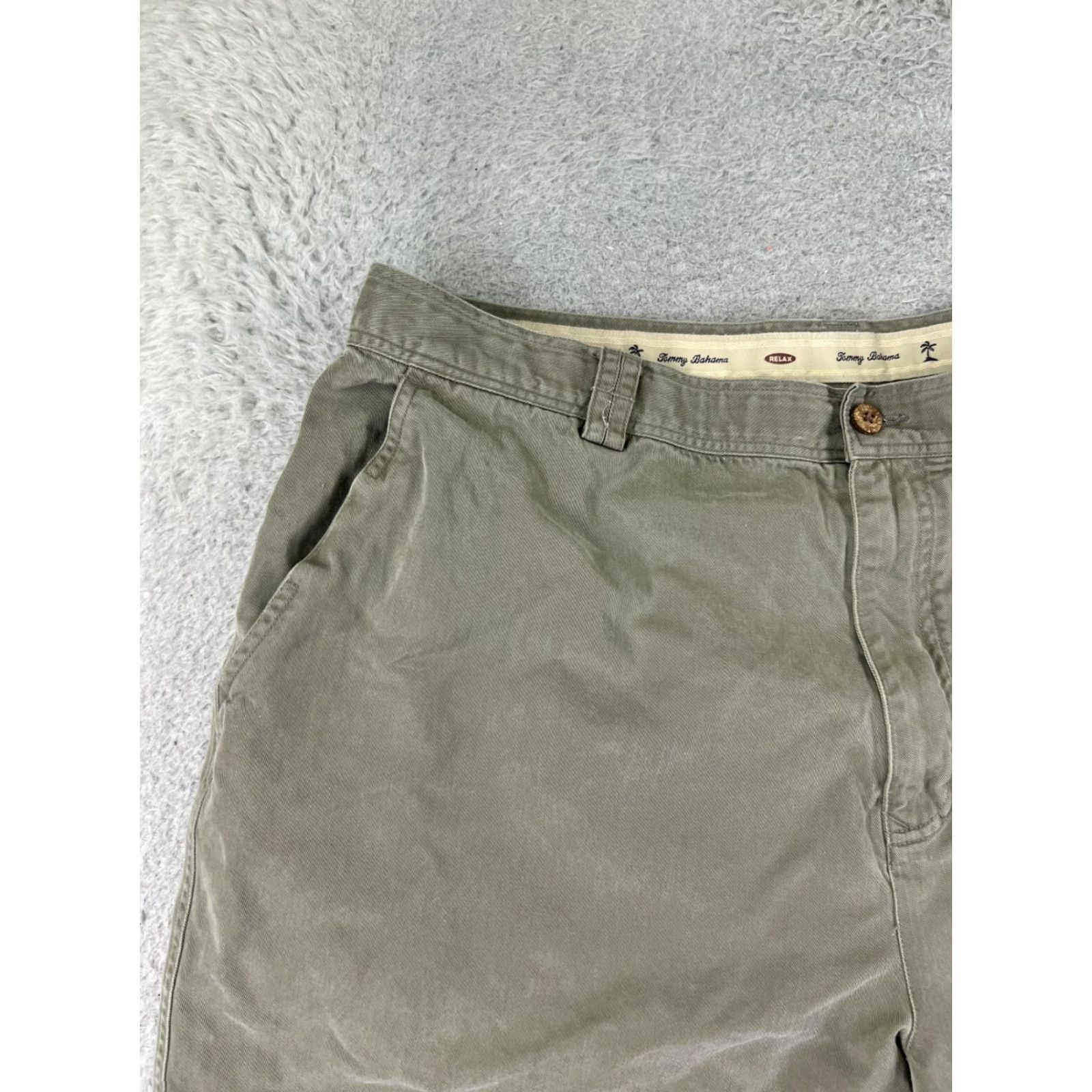 Tommy Bahama Tommy Bahama Shorts Adult 38 Green Cotton Tencel Flat Front Beach Vacation Golf Mens Size US 38 / EU 54 - 4 Thumbnail