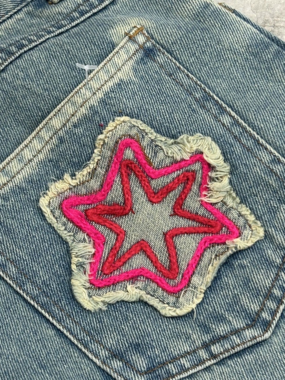 Tornado Mart Active Co. Denim Flare Jean Art Embroidery Size US 30 / EU 46 - 11 Thumbnail