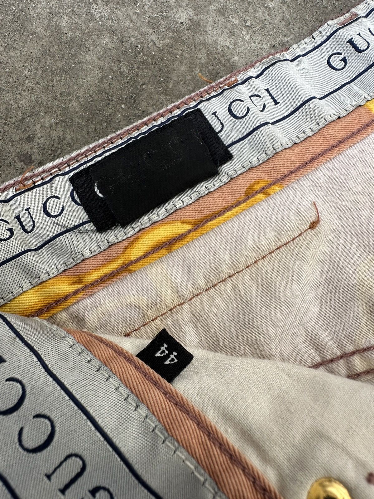 Gucci × Tom Ford Gucci - Tomford 1990 Horse Bit Logo High Waisted Coral Jeans Size 27" / US 4 / IT 40 - 15 Thumbnail