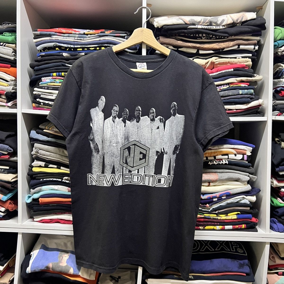 Rap Tees × Vintage VTG NEW EDITION BAND TEE Size US L / EU 52-54 / 3 - 1 Thumbnail