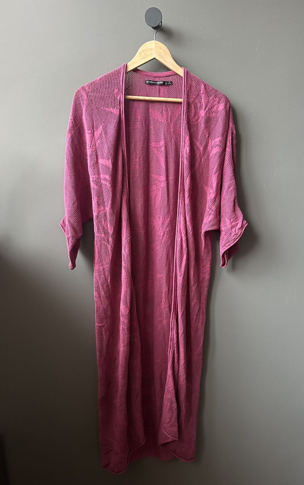 Gudrun Sjoden Gudrun Sjoden Cotton Kimono Mesh Cardigan Size M Size M / US 6-8 / IT 42-44 - 1 Thumbnail