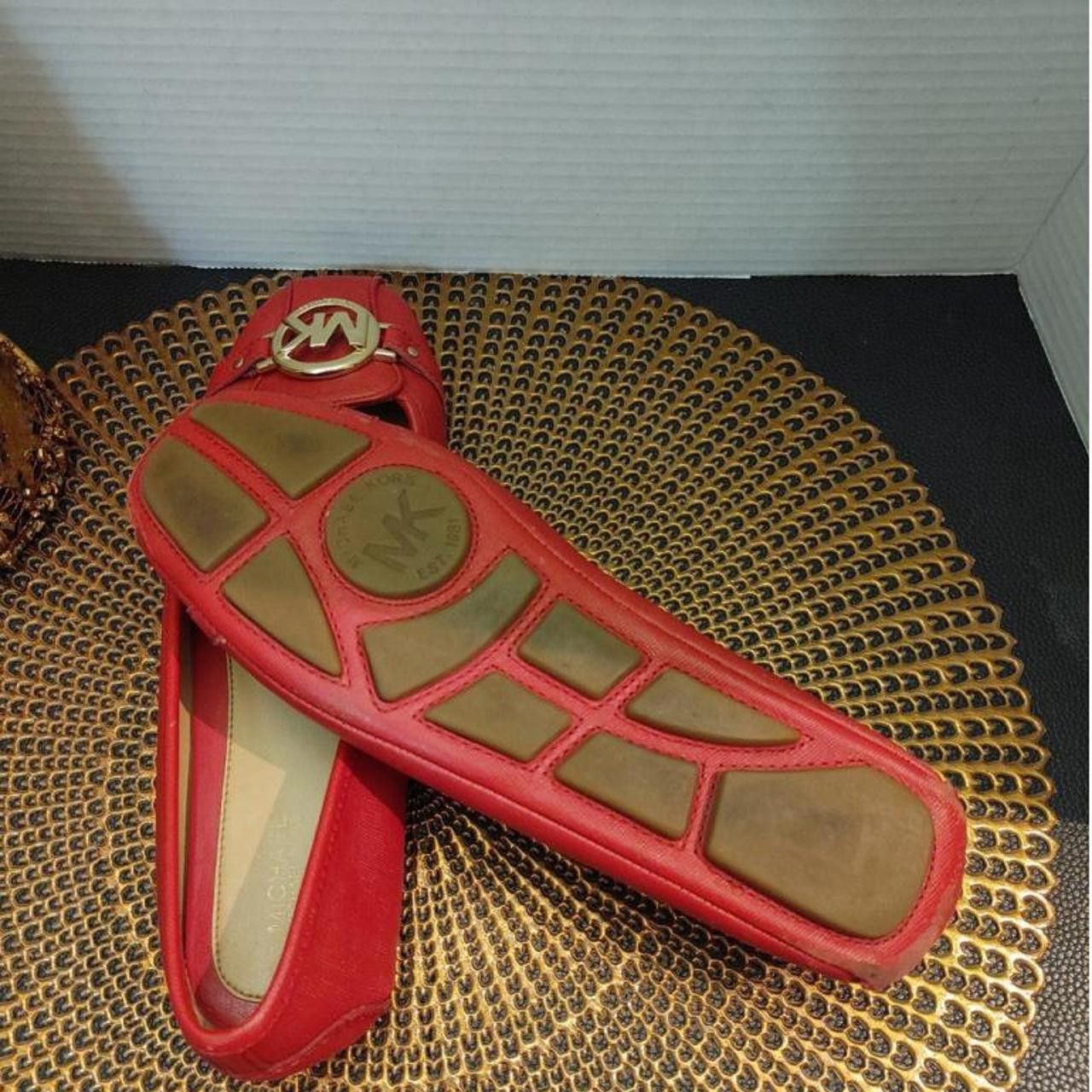 Michael Kors Stylish Michael Kors Red Ballet Flats with MK Logo Size US 8.5 / IT 38.5 - 5 Thumbnail