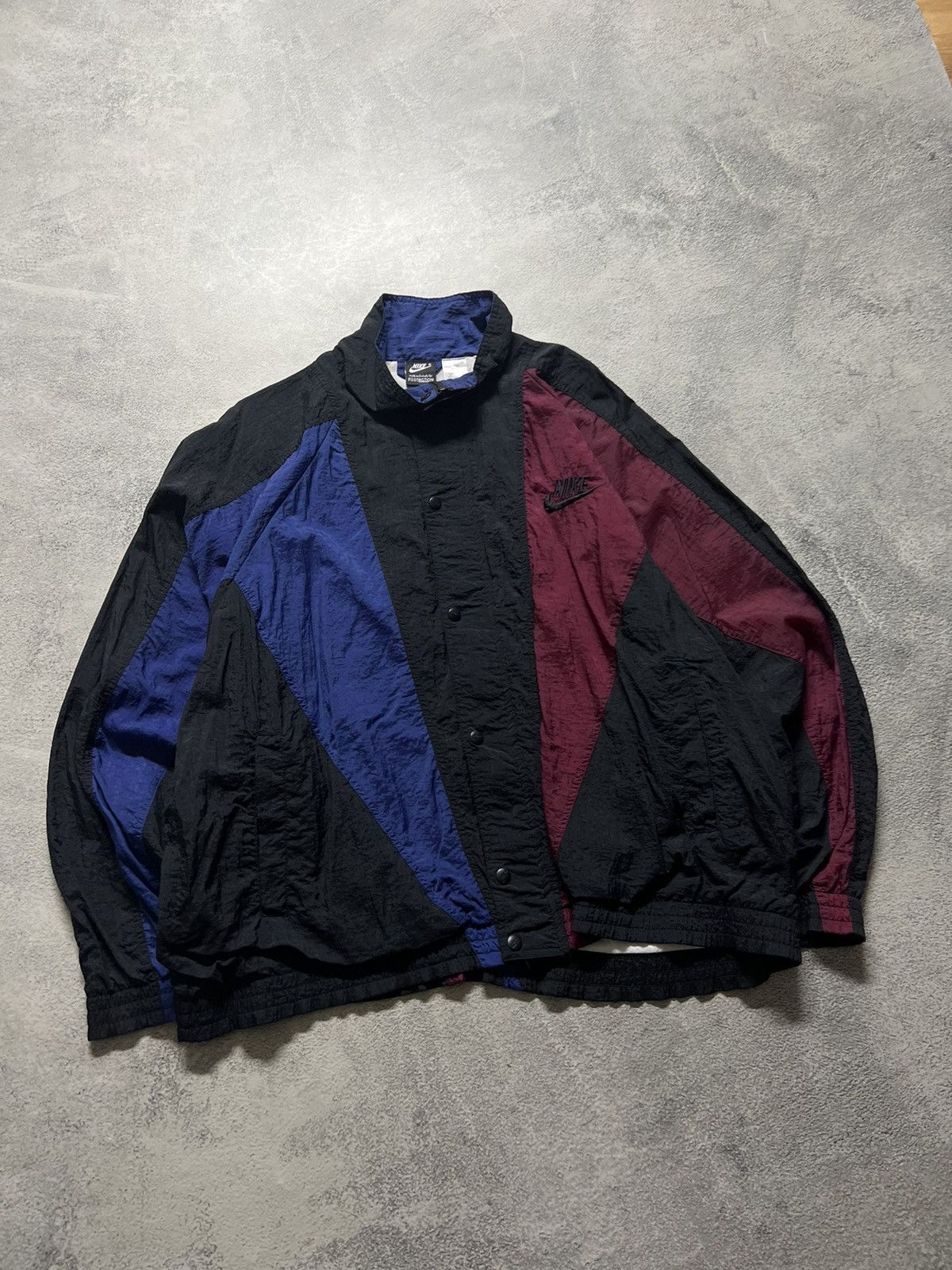 Nike × Vintage Vintage Y2k Nike USA Nylon Rare Jacket 80’s Size US L / EU 52-54 / 3 - 5 Thumbnail