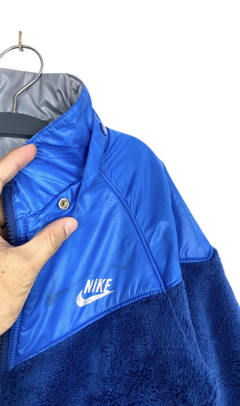 Nike Rare‼️ Nike Kids Reversible Jacket Fleece Size US XXS / EU 40 - 9 Thumbnail
