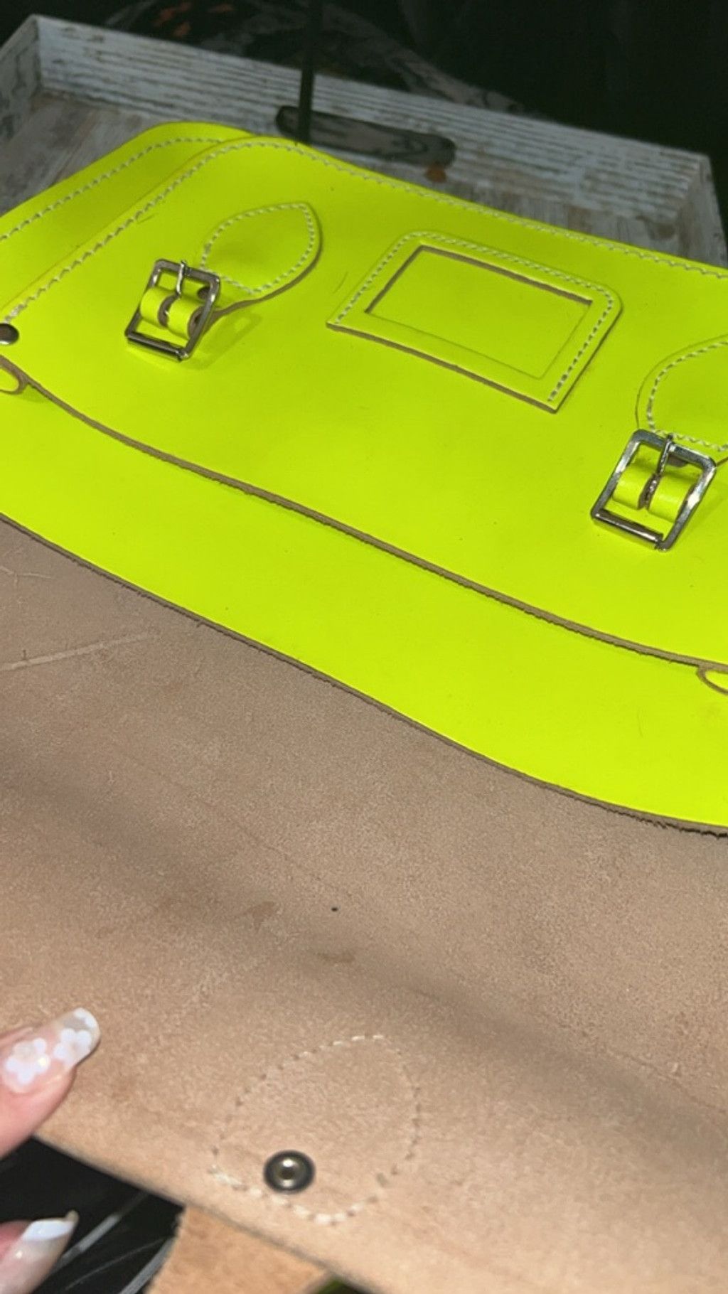 Other Women's The Cambridge Satchel Company Neon Yellow Satchel On Size ONE SIZE - 8 Thumbnail