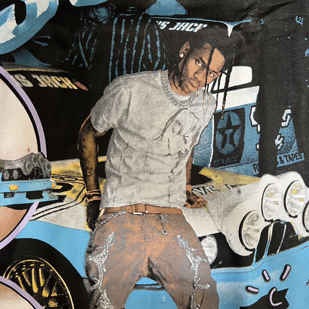 Band Tees × Rap Tees 🔥FEIN🔥La Flame Cactus Jack fannbott Travis Scott Size US XL / EU 56 / 4 - 10 Thumbnail