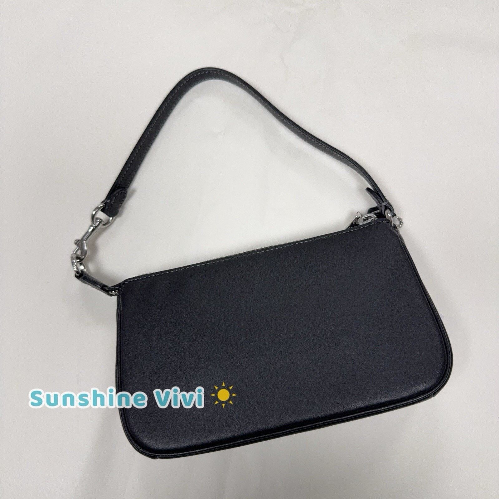 Coach NWT Coach CR364 Nolita 19 IN Silver/Black Size ONE SIZE - 4 Thumbnail