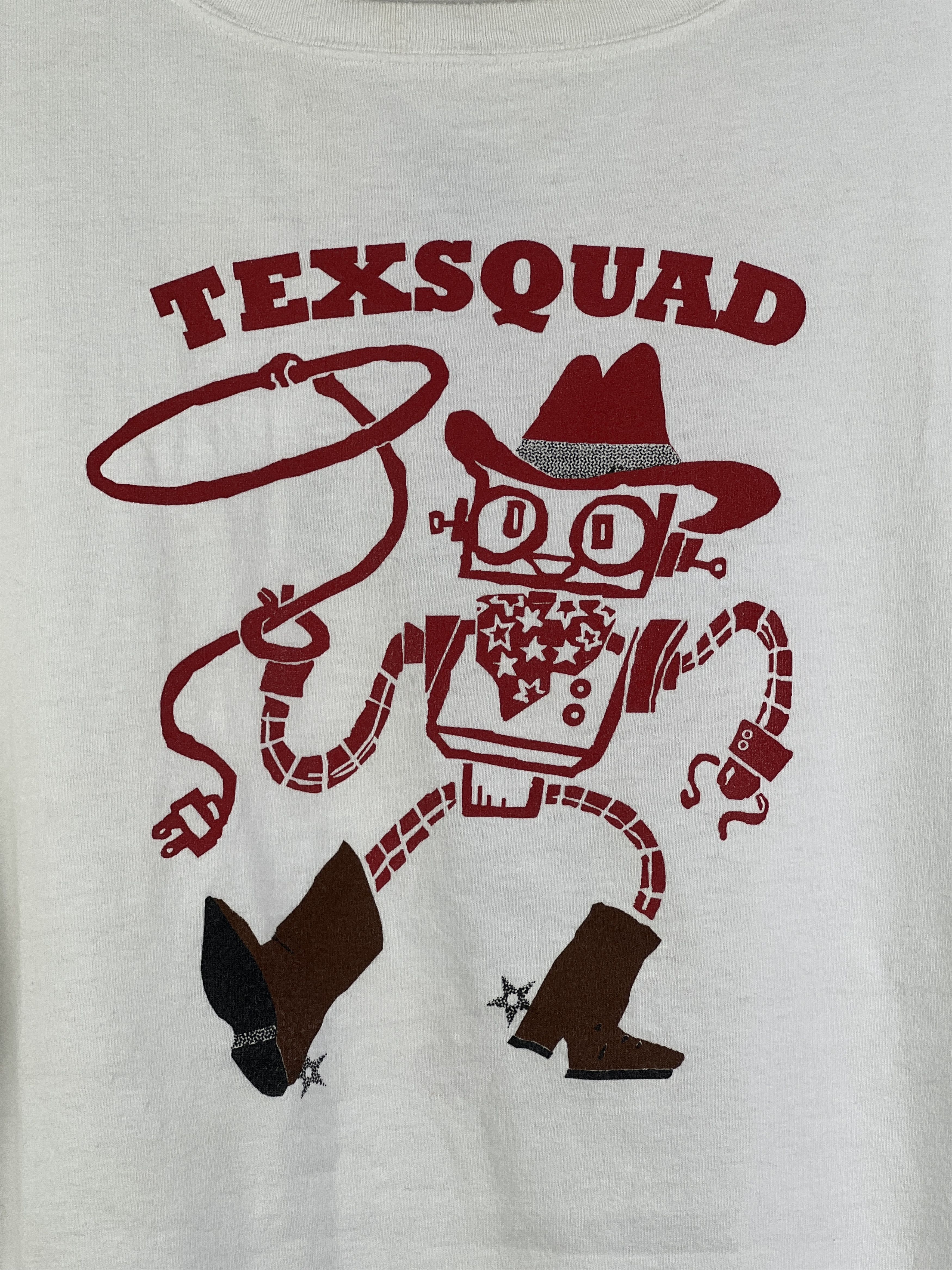 Vintage No.5018 Vintage Tex Squad Graphic Tee (3XL) Size US XXL / EU 58 / 5 - 2 Thumbnail